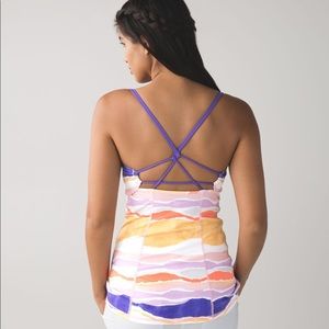 Lululemon Dancing Warrior Tank - White/Iris 8